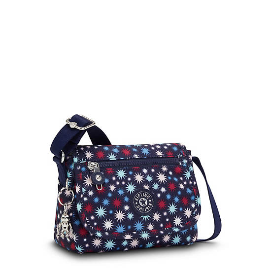 Kipling Sabian Printed Crossbody Mini Táska Lila | HU 1352BE